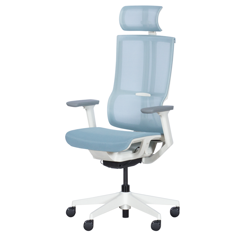 Ергономичен стол Carmen 7574 - светлосин - Image 3