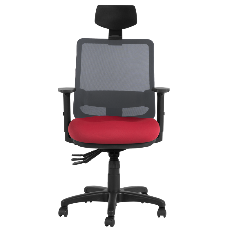 Ергономичен стол SEVERO - червен - Image 2