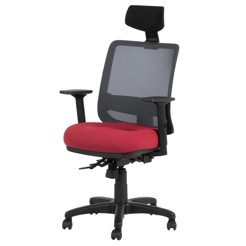 Ергономичен стол SEVERO - червен - Image 3