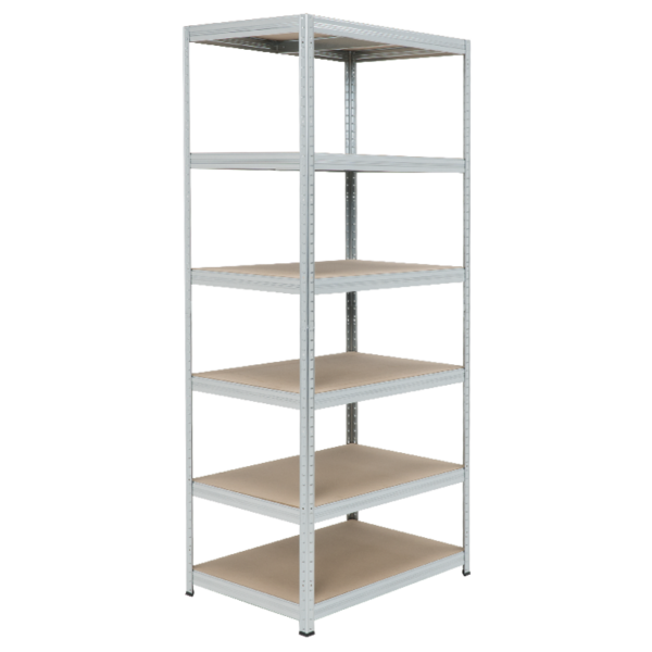 Метален стелаж STAR 213x90x60 см, до 250 кг на рафт - цинк - Image 2