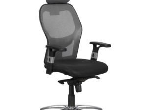 Ергономичен стол Carmen 7520 - черен - сив