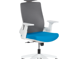 Президентски офис стол Carmen 7546 - син-сив