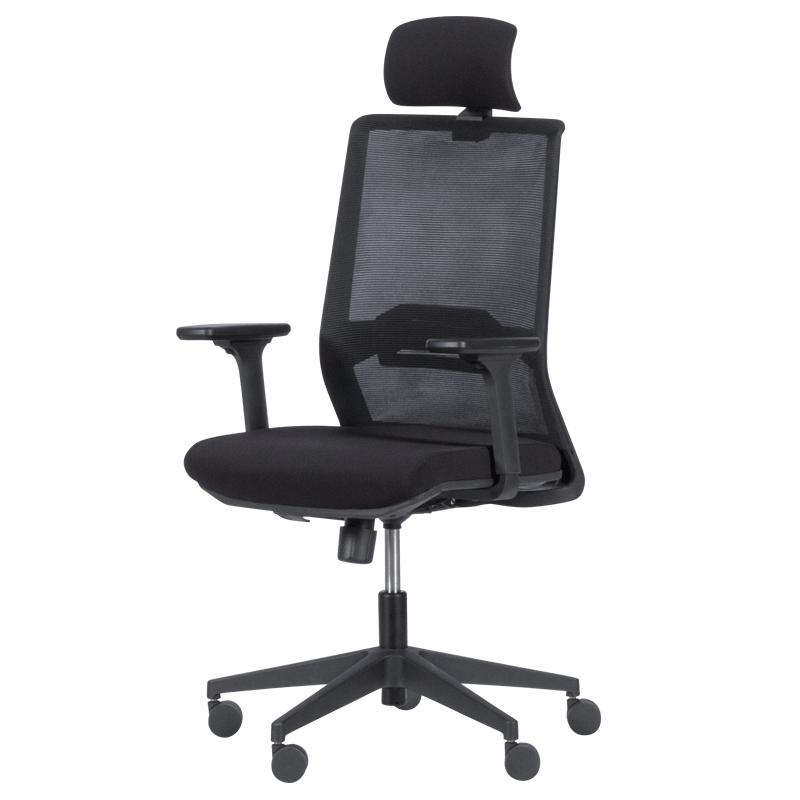 Президентски офис стол Carmen 7566 - черен - Image 3