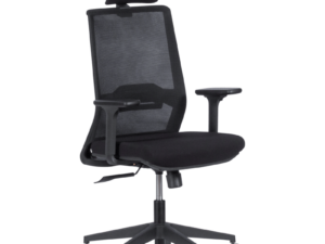 Президентски офис стол Carmen 7566 - черен