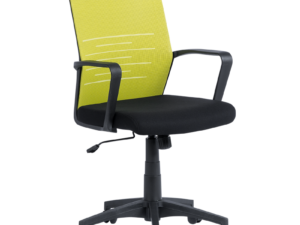 Работен офис стол Carmen 7041 - черен - зелен