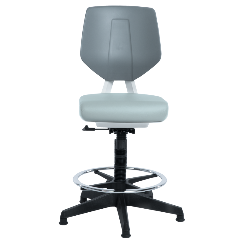 Работен офис стол LAB LUX - сив SIL - Image 2