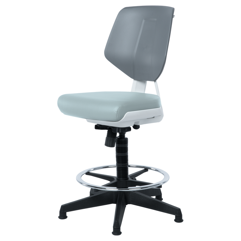 Работен офис стол LAB LUX - сив SIL - Image 3