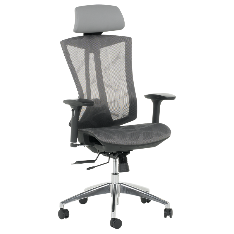 Ергономичен стол Carmen 7577 - сив