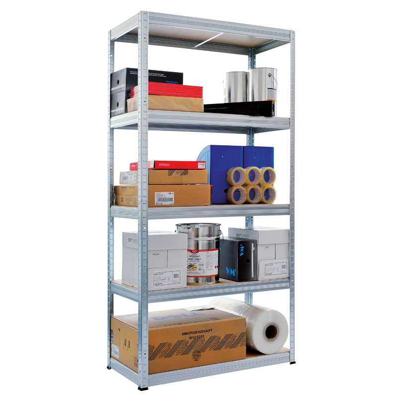 Метален стелаж STAR 180x90x35 см, до 175 кг на рафт - цинк