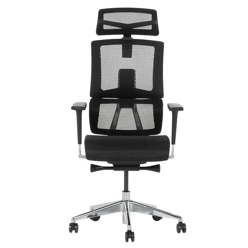 Ергономичен стол FRANCA - черен - Image 2