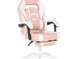 Геймърски стол Carmen 6314 - бял-розов