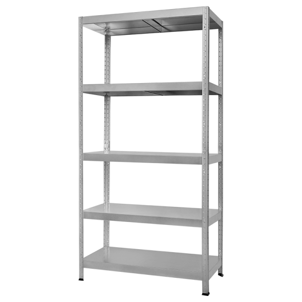 Метален стелаж HARD 180x60x40 см, до 90 кг на рафт - цинк - Image 3