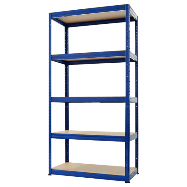 Метален стелаж STAR 180x90x40 см, до 175 кг на рафт - син - Image 3