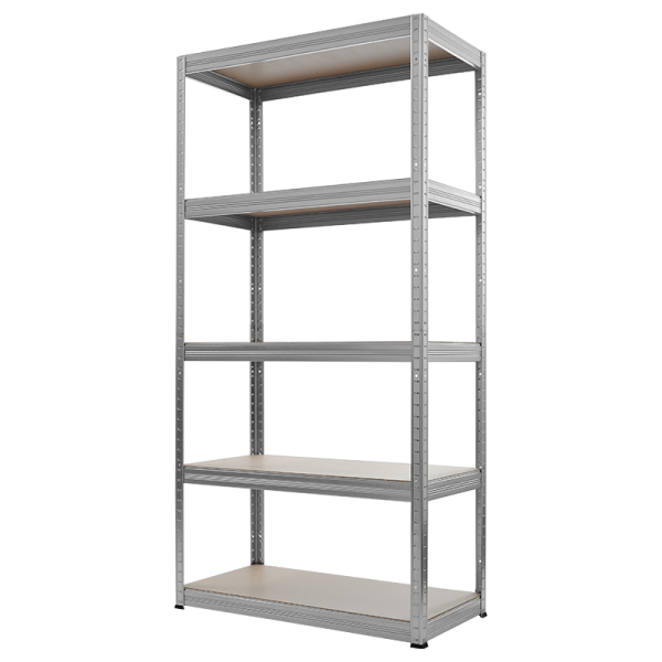 Метален стелаж STAR 213x90x45 см, до 175 кг на рафт - цинк - Image 3
