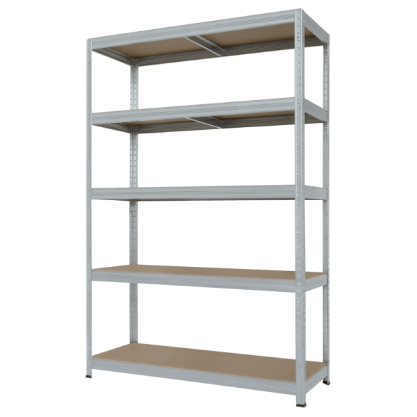 Метален стелаж STAR PL 213x120x45 см, до 250 кг на рафт - цинк - Image 3