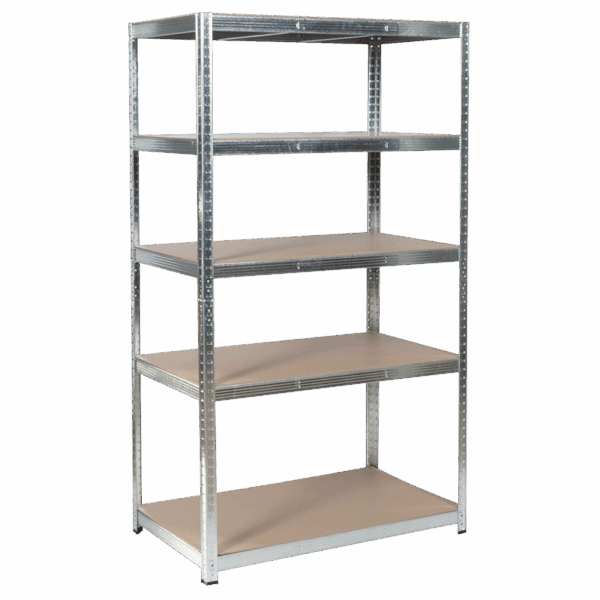 Метален стелаж Carmen CR - 1025 - 180x90x40 см, до 175 кг на рафт - цинк