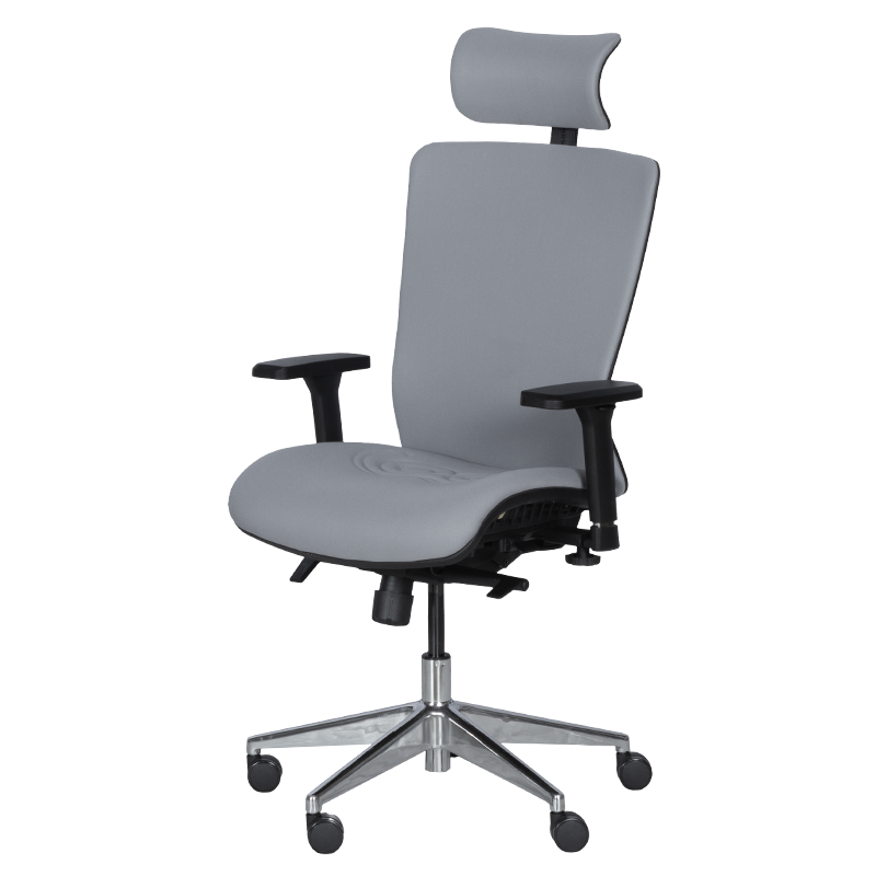 Ергономичен стол COTIA - сив - Image 3