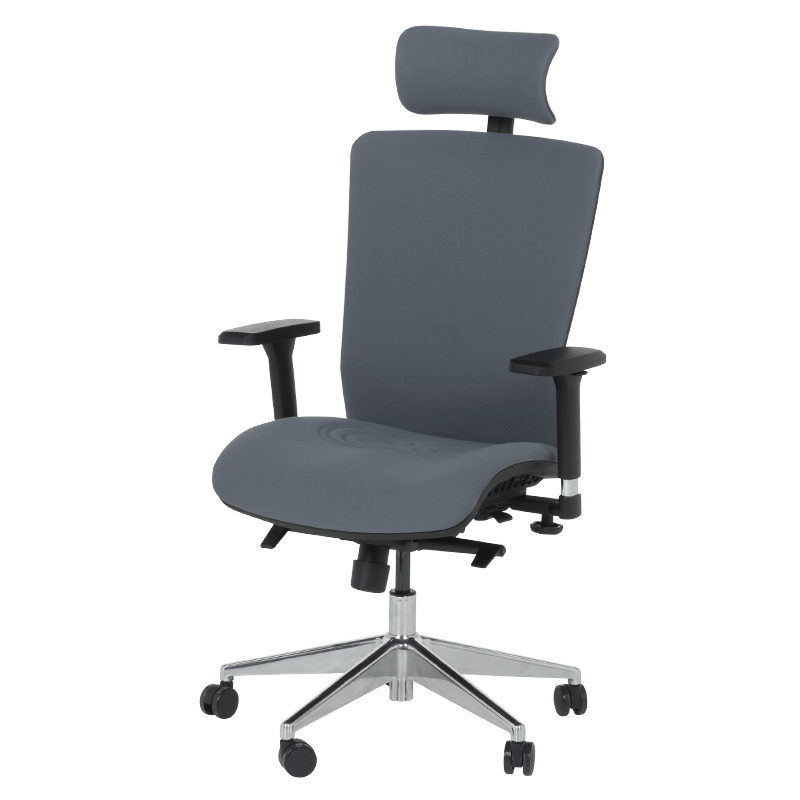 Ергономичен стол COTIA - тъмносив - Image 3