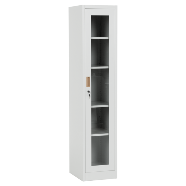 Метален шкаф Carmen CR-1001 L - сив