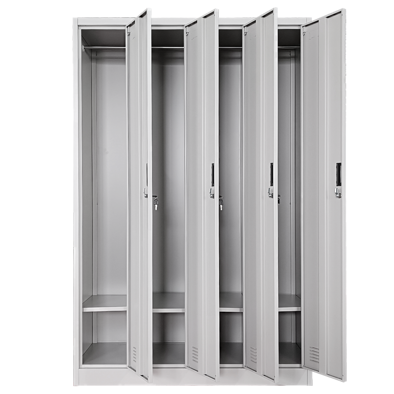 Метален шкаф Carmen CR-1242-4 J - сив - Image 3