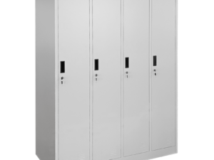 Метален шкаф Carmen CR-1242-4 J - сив