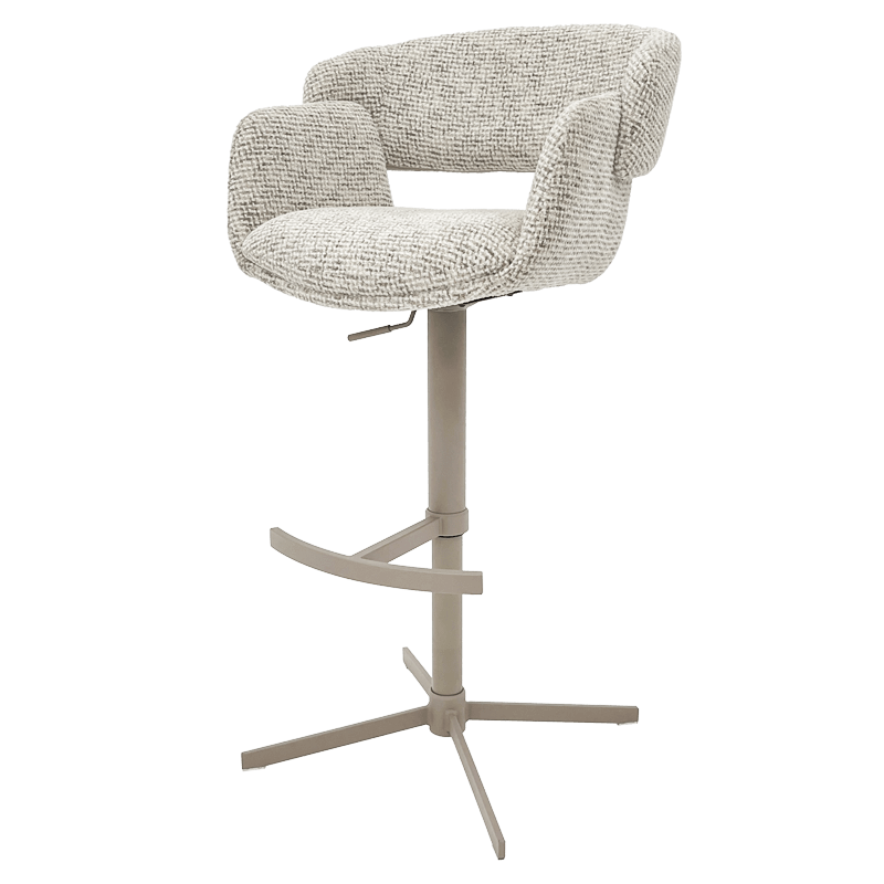 Бар стол PAIDE - бял 29 - Image 3