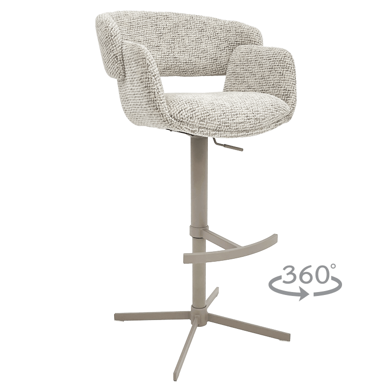 Бар стол PAIDE - бял 29