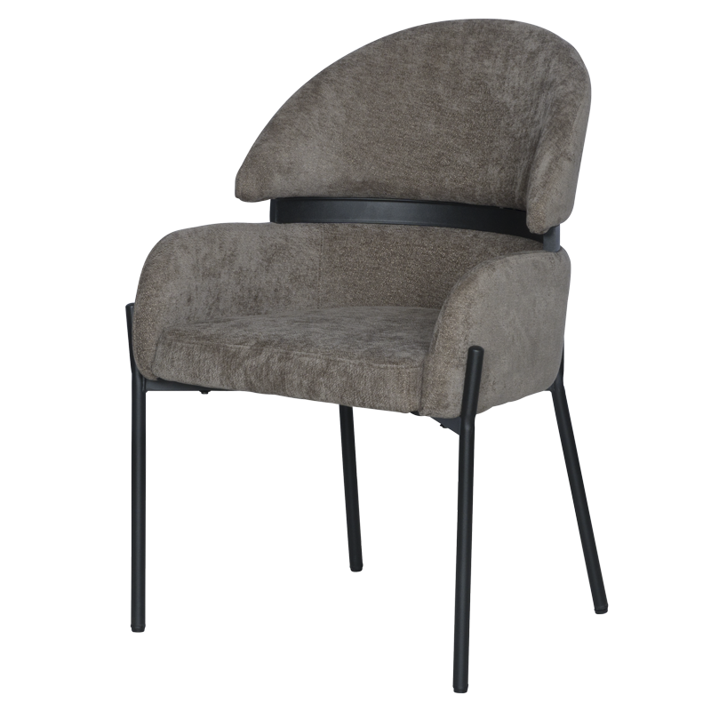 Трапезен стол ASTI - кафяв - Image 3