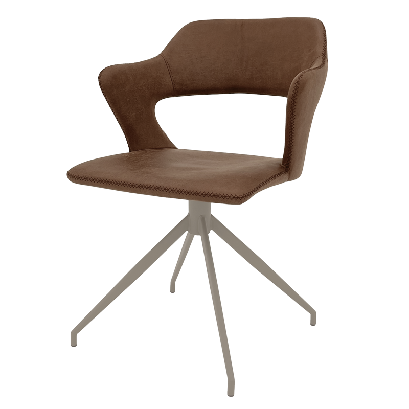 Трапезен стол RAPLA 1 - кафяв 16 - Image 3