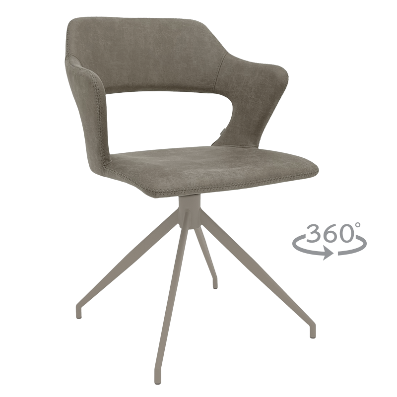 Трапезен стол RAPLA 1 - сив 108