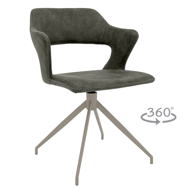 Трапезен стол RAPLA 1 - тъмносив 09