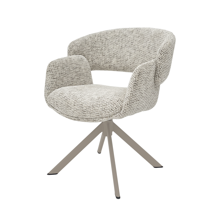 Трапезен стол VORU - бял 29 - Image 3