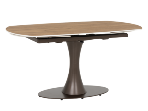 Разтегателна трапезна маса CARLOS - тъмен орех