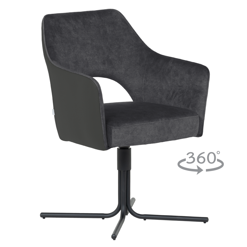 Трапезен стол PARNU - антрацит