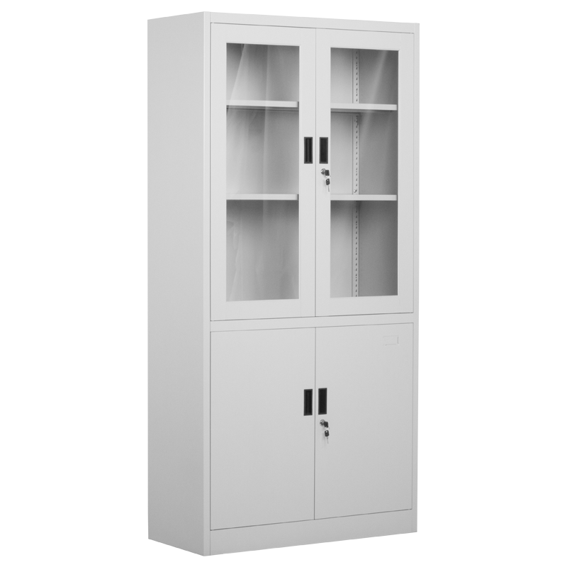 Метален шкаф Carmen CR-1272 J - сив