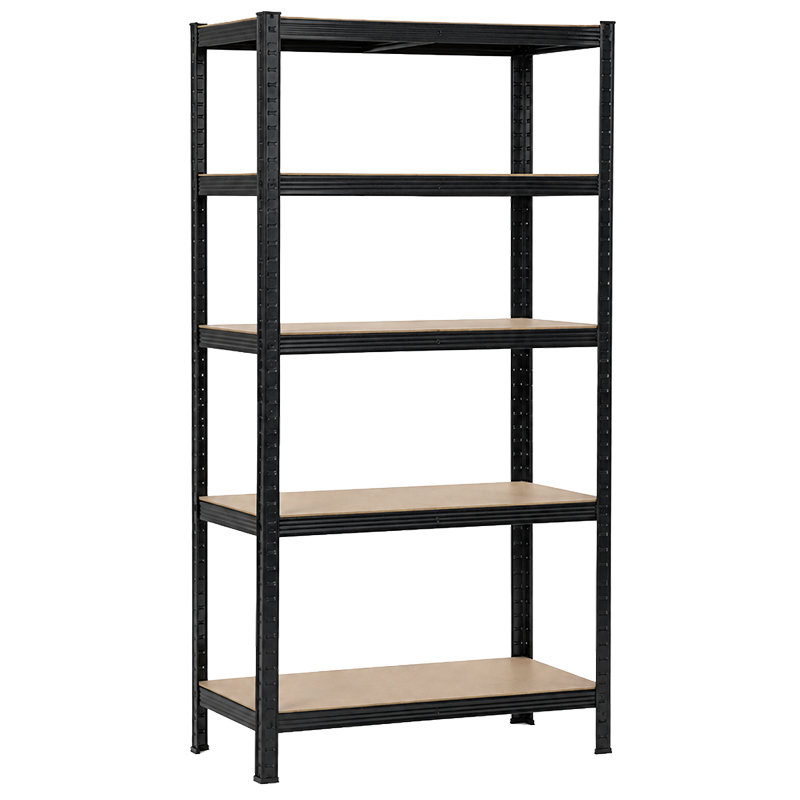 Метален стелаж Carmen CR-1016 - 180х90х45 см, до 250 кг на рафт - черен - Image 2